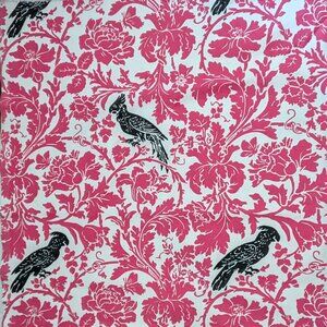 Premier Prints Decor Fabric - Pink and Black - 55"x1 Yard